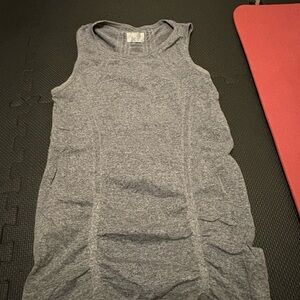 Athleta Gray Muscle Tee